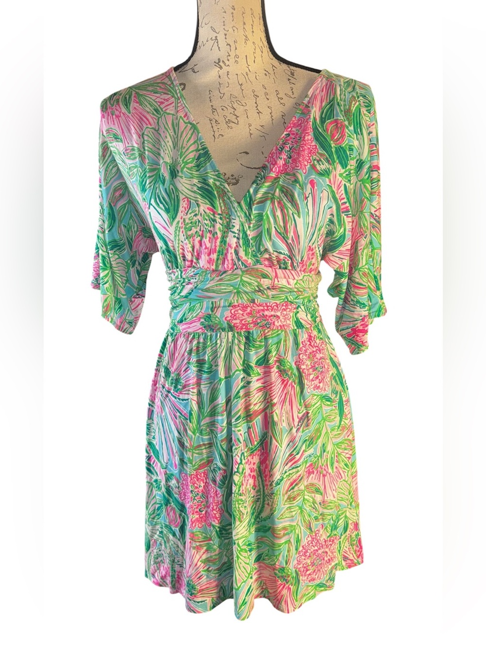 Lilly Pulitzer Parigi Green Floral Skort Romper